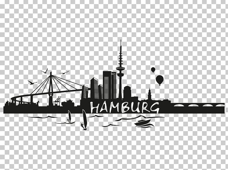 Skyline Heinrich-Hertz-Turm Wall Decal Silhouette Metropolis PNG, Clipart, Animals, Black And White, Brand, City, Diagram Free PNG Download