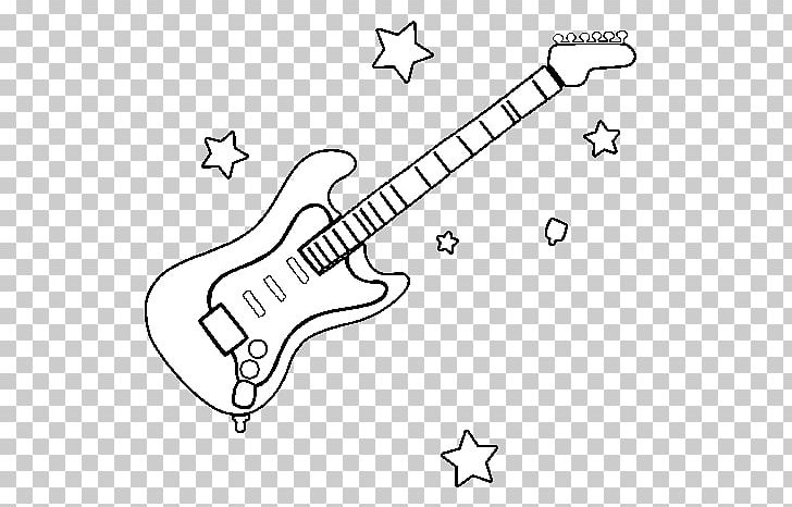 Musical Instruments Drawing Guitar Coloring Book PNG, Clipart, Acoustic Guitar, Angle, Area, Artwork, Black Free PNG Download