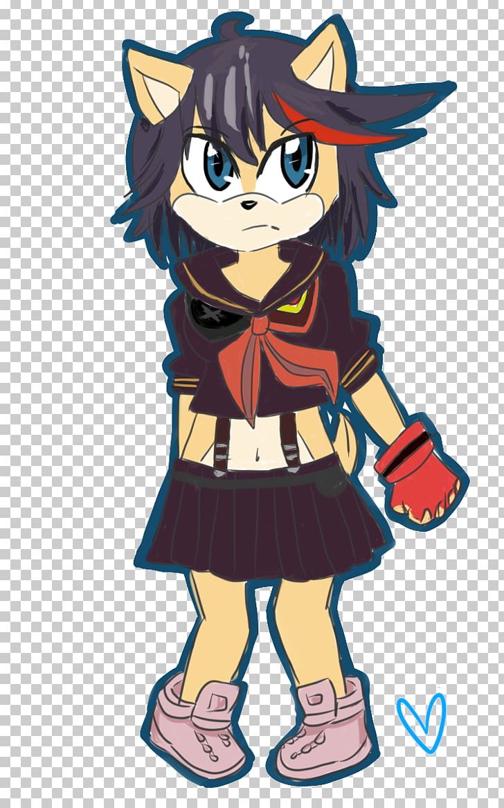 Ryuko Matoi Sonic Drive-In Fan Art Trigger Character PNG, Clipart, Anime, Art, Cartoon, Character, Clothing Free PNG Download