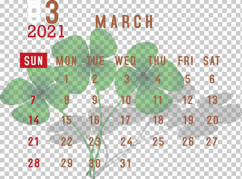 March 2021 Printable Calendar March 2021 Calendar 2021 Calendar PNG, Clipart, 2021 Calendar, Biology, Leaf, March 2021 Printable Calendar, March Calendar Free PNG Download