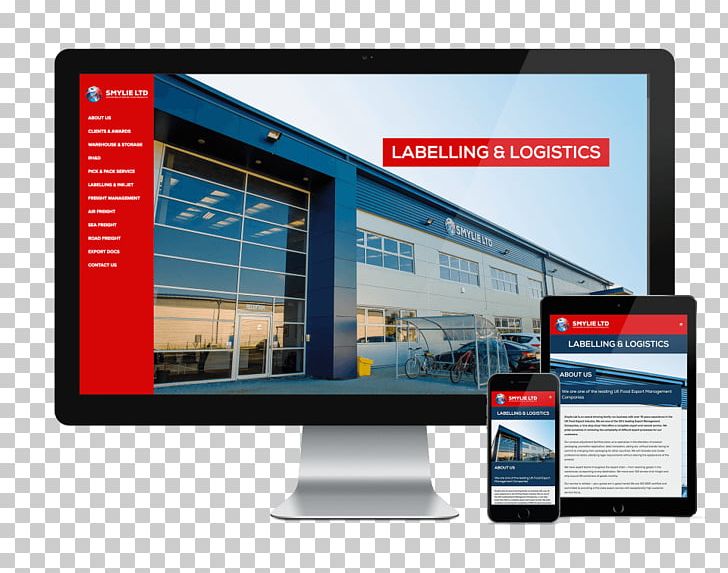 Smylie Ltd Logistics Advertising Responsive Web Design Computer Monitors PNG, Clipart, Advertising, Brochure, Business, Company, Compute Free PNG Download