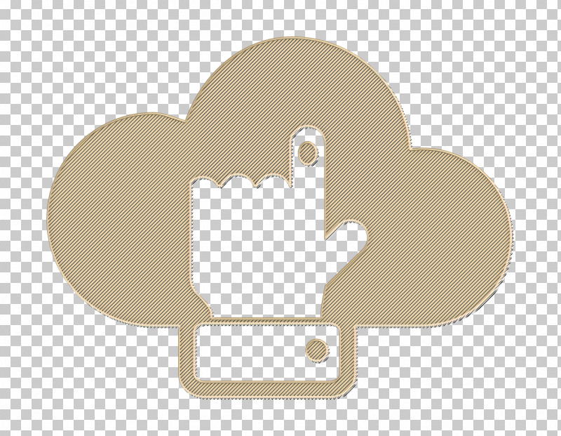 Click Icon Cloud Icon Finger Icon PNG, Clipart, Beige, Click Icon, Cloud Icon, Finger, Finger Icon Free PNG Download