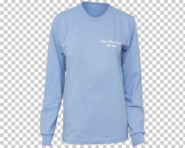 Long-sleeved T-shirt Blue Neckline PNG, Clipart, Active Shirt, Blue, Clothing, Collar, Crew Neck Free PNG Download
