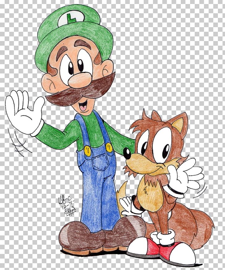 Luigi's Mansion Tails Mario Sonic Chaos PNG, Clipart, Adventures Of Sonic The Hedgehog, Art, Baby Luigi, Carnivoran, Cartoon Free PNG Download