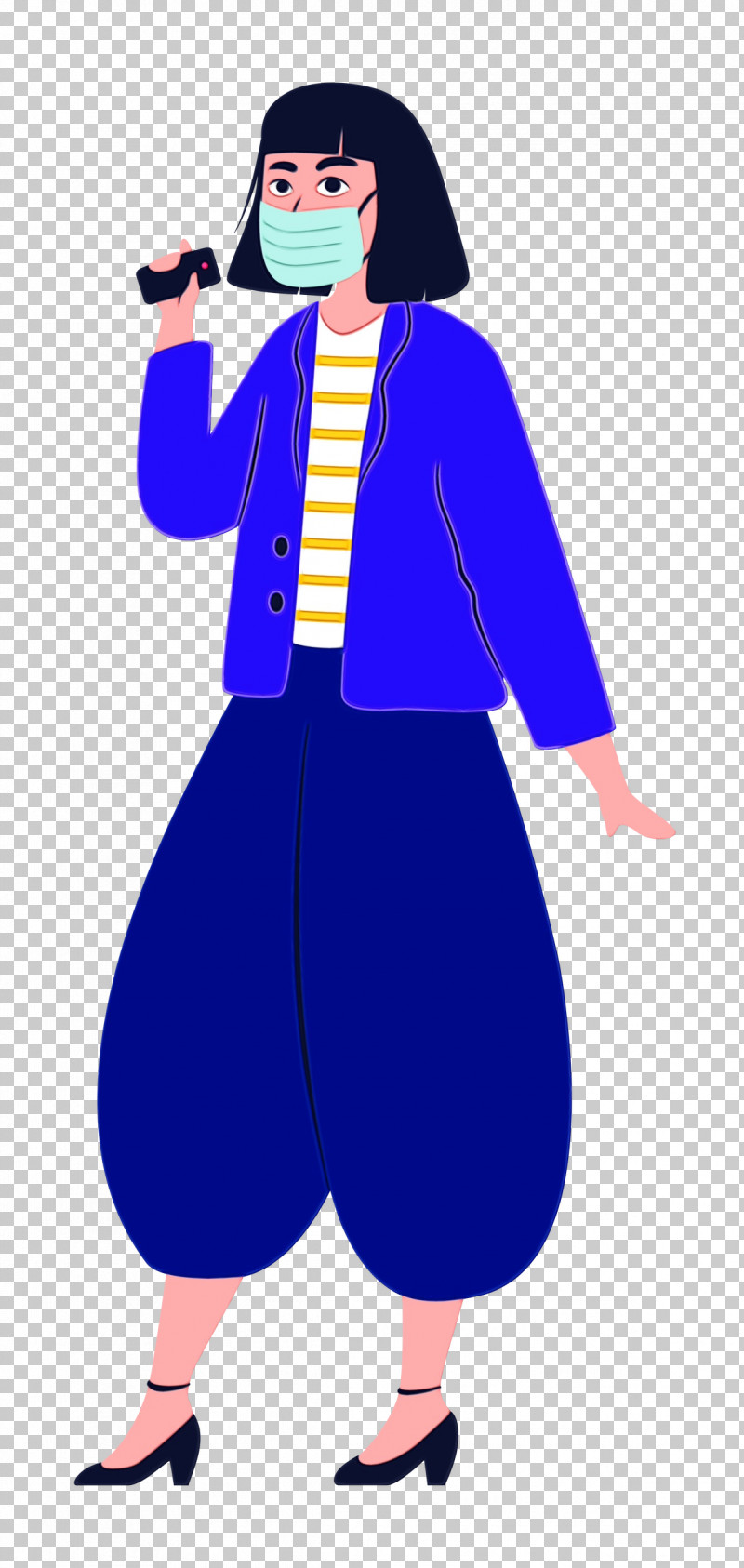 Cartoon Character Outerwear / M Cobalt Blue / M Cobalt Blue / M PNG, Clipart, Cartoon, Character, Character Created By, Girl, Male Free PNG Download
