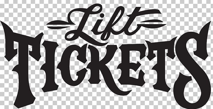 Lift Ticket Event Tickets Paper Logo Brand PNG, Clipart, Black, Black And White, Black M, Brand, Calligraphy Free PNG Download