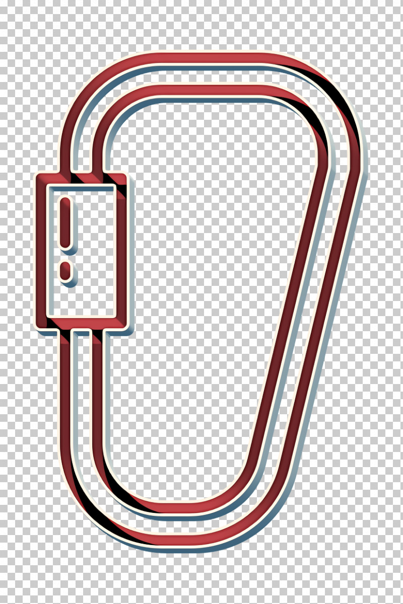 Carabiner Icon Camping Outdoor Icon Sports And Competition Icon PNG, Clipart, Camping Outdoor Icon, Carabiner Icon, Line, Sports And Competition Icon Free PNG Download