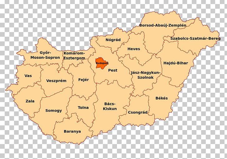 Counties Of Hungary Baranya County Map Kingdom Of Hungary PNG, Clipart, Administrative Division, Area, Capital City, County, Ecoregion Free PNG Download