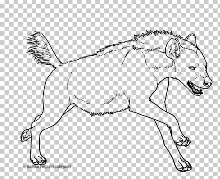 Striped Hyena Line Art Drawing Spotted Hyena PNG, Clipart, Animal, Animals, Art, Artwork, Black And White Free PNG Download