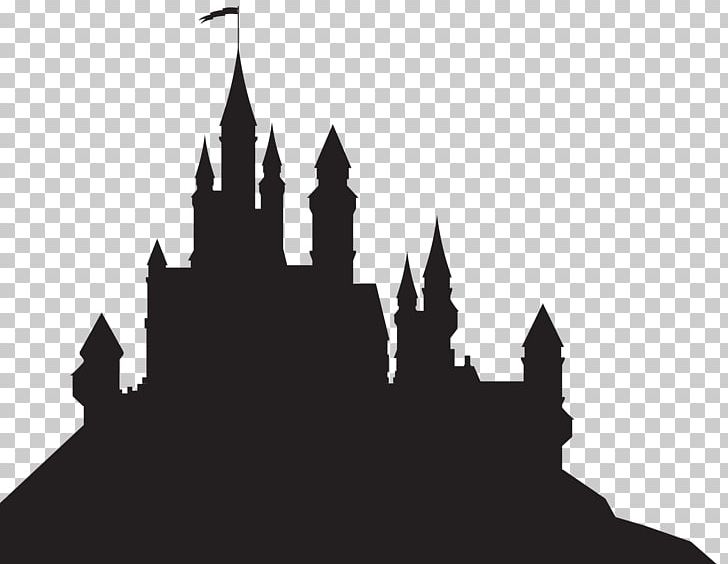 Sleeping Beauty Castle Silhouette PNG, Clipart, Black And White, Cartoon, Castle, Chateau, Cinderella Castle Free PNG Download