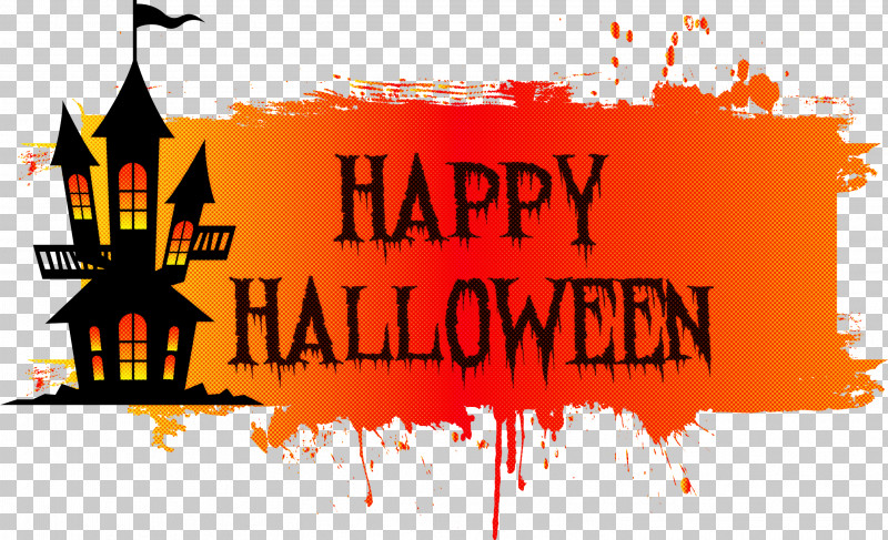 Happy Halloween PNG, Clipart, Drawing, Happy Halloween, Logo, Palm Trees, Poster Free PNG Download
