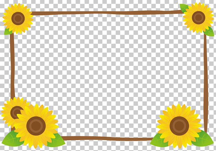 Sunflower And Crate Frame. PNG, Clipart, Autumn, Carnation, Common Sunflower, Daisy Family, Flower Free PNG Download