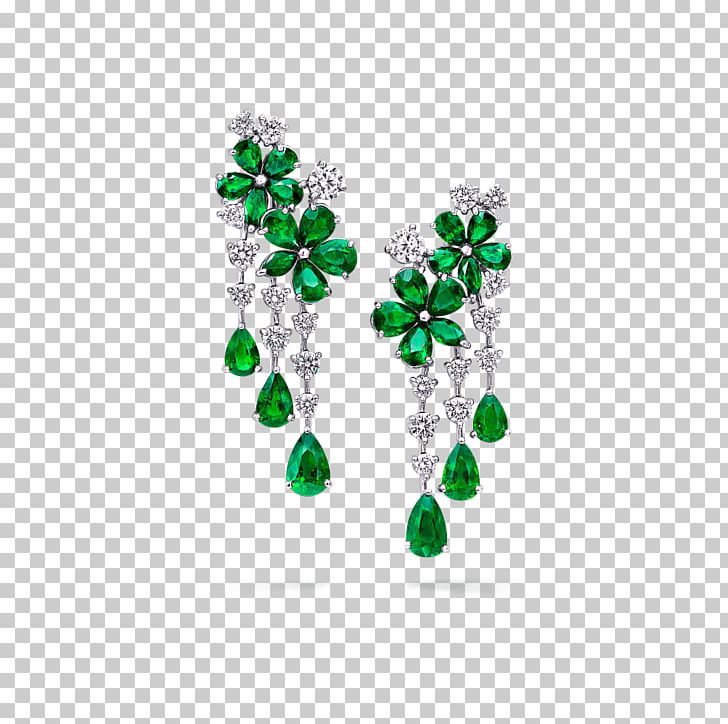 Emerald Earring Graff Diamonds Jewellery PNG, Clipart, Body Jewelry, Clothing Accessories, Delicate, Diamond, Diamond Cut Free PNG Download