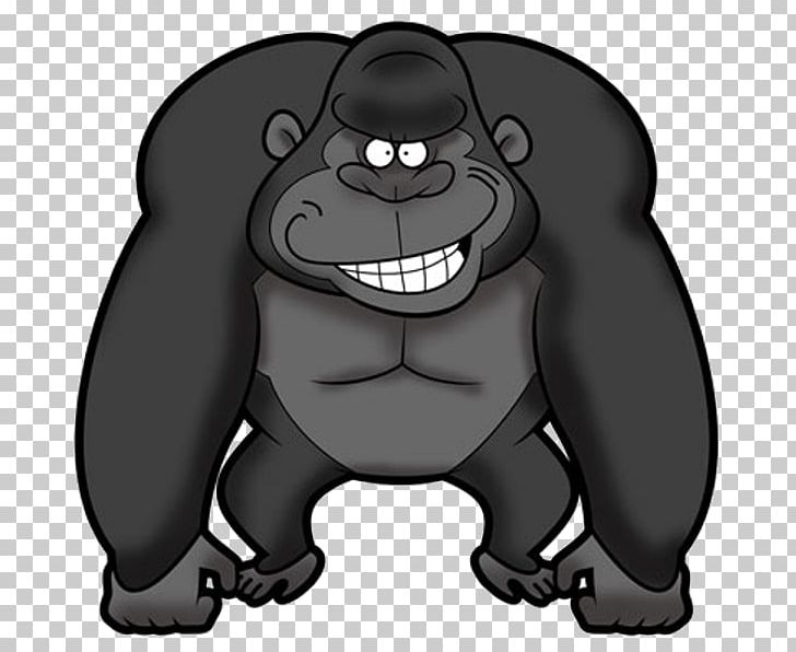 Western Gorilla PNG, Clipart, Bear, Black, Carnivoran, Cartoon, Computer Icons Free PNG Download