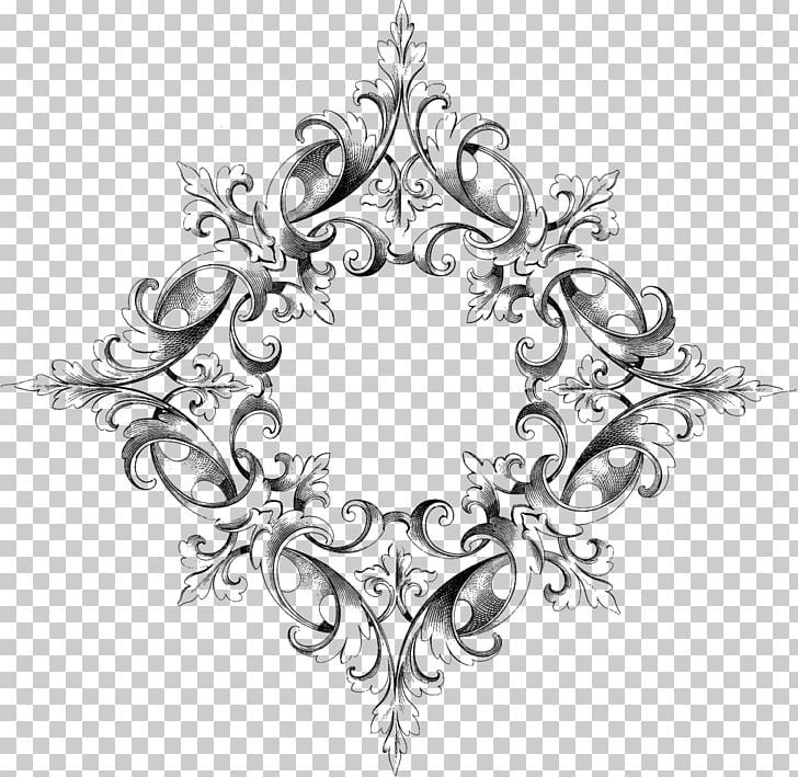 Paper Ornament Frames PNG, Clipart, Arabesque, Art, Baroque, Black And White, Circle Free PNG Download