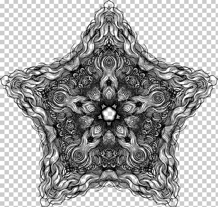 Star Symmetry PNG, Clipart, Black And White, Drawing, Encapsulated Postscript, Monochrome, Monochrome Photography Free PNG Download