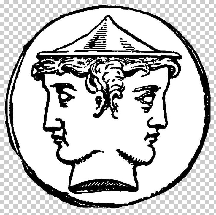 Janus Greek Mythology Symbol Deity Greece PNG, Clipart, Area, Art, Artwork, Black And White, Circle Free PNG Download