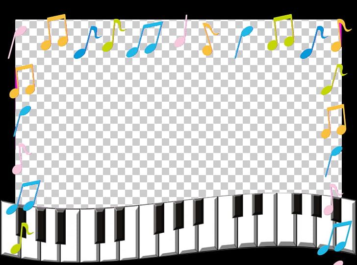 piano music borders and frames
