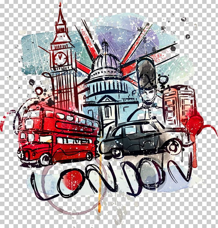 Big Ben Bus London Landmark Wall Decal PNG, Clipart, Building, City, Happy Birthday Vector Images, Illustration Vector, Mural Free PNG Download