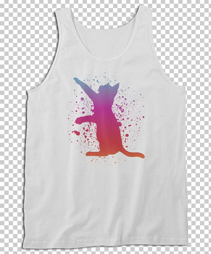 T-shirt Clothing Sleeveless Shirt Outerwear PNG, Clipart, Active Tank, Animal, Clothing, Design M, Magenta Free PNG Download