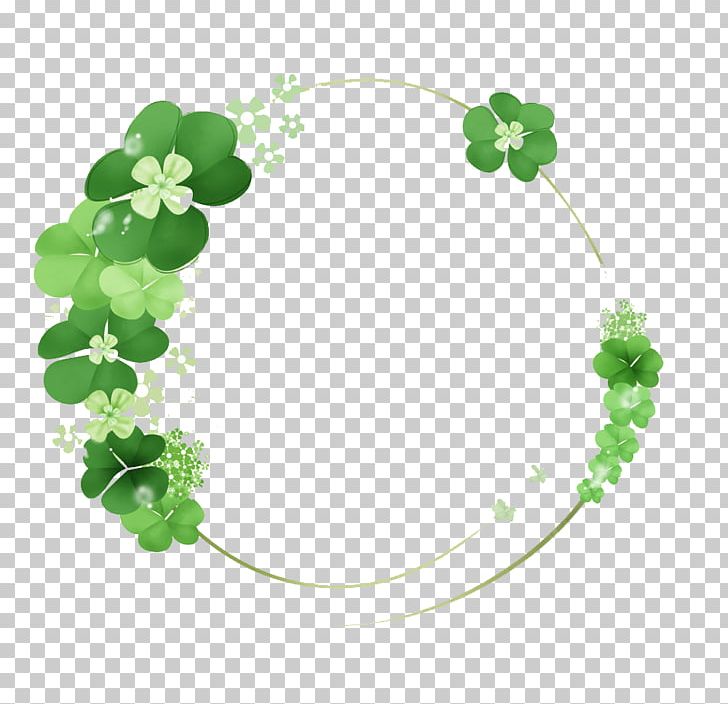 Green Clover Ring PNG, Clipart, Advertising, Background Green, Banner, Circle, Clover Free PNG Download