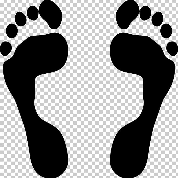 Footprint Computer Icons PNG, Clipart, Barefoot, Black And White, Circle, Computer Icons, Finger Free PNG Download