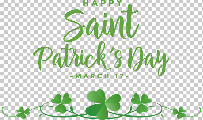 St Patricks Day Saint Patrick Happy Patricks Day PNG, Clipart, Clover, Flower, Green, Leaf, Logo Free PNG Download