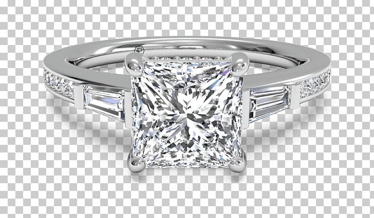 Engagement Ring Princess Cut Diamond Solitaire PNG, Clipart, Bagett, Bling Bling, Body Jewelry, Bride, Diamond Free PNG Download