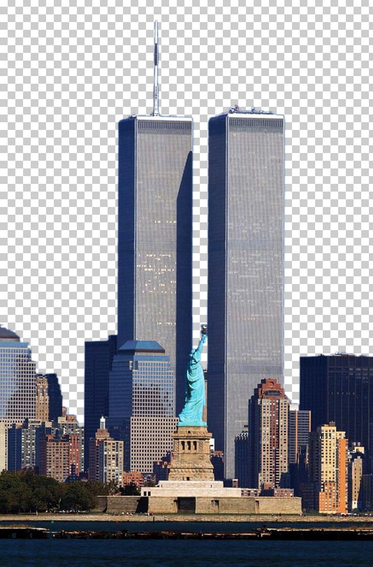Statue Of Liberty One World Trade Center National September 11 Memorial & Museum September 11 Attacks Collapse Of The World Trade Center PNG, Clipart, American Airlines Flight 11, Building, Cities, City Landscape, City Silhouette Free PNG Download