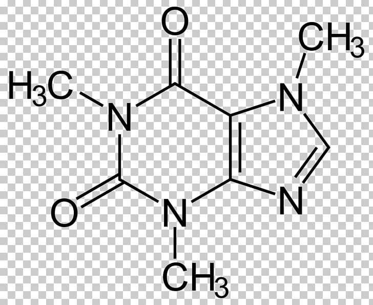 Caffeinated Drink Latte Caffeine Coffee Molecule PNG, Clipart, Angle, Area, Black And White, Cafe, Caffeinated Drink Free PNG Download