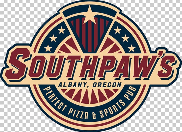 Southpaws Perfect Pizza And Sports Pub Logo Emblem Bar PNG, Clipart, Albany, Area, Badge, Bar, Brand Free PNG Download