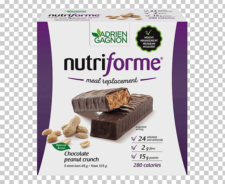 Chocolate Bar Fudge Adrien Gagnon Nutriforme Meal Replacement Bars Chocolate Peanut Crunch PNG, Clipart, Chocolate, Chocolate Bar, Coffee Bar Ad, Confectionery, Flavor Free PNG Download