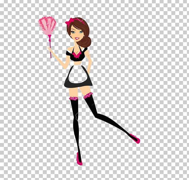 French Maid Graphics Stock Photography PNG, Clipart, Anime, Arm, Art, Black Hair, Brown Hair Free PNG Download