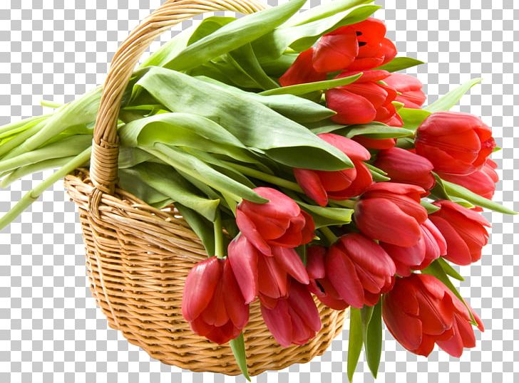 Cut Flowers Basket Tulip Flower Bouquet PNG, Clipart, Cut Flowers, Desktop Wallpaper, Diet Food, Education Science, Floral Design Free PNG Download