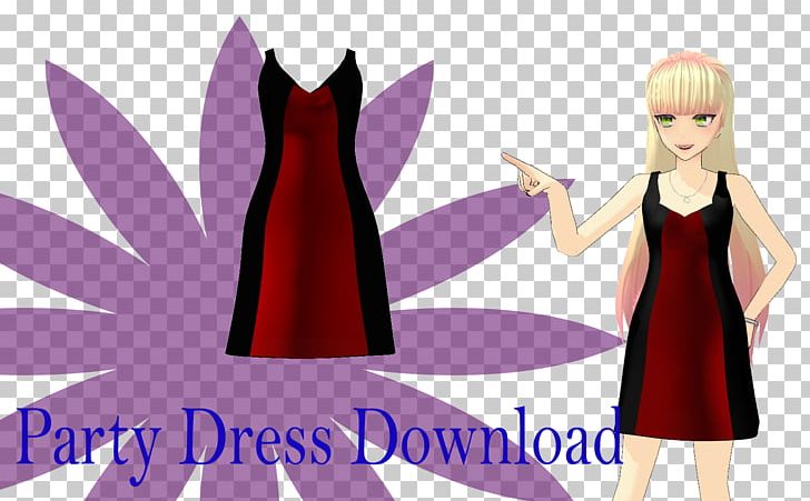 Party Dress MikuMikuDance Clothing Frock PNG, Clipart, Anime, Cartoon, Clothing, Deviantart, Download Free PNG Download