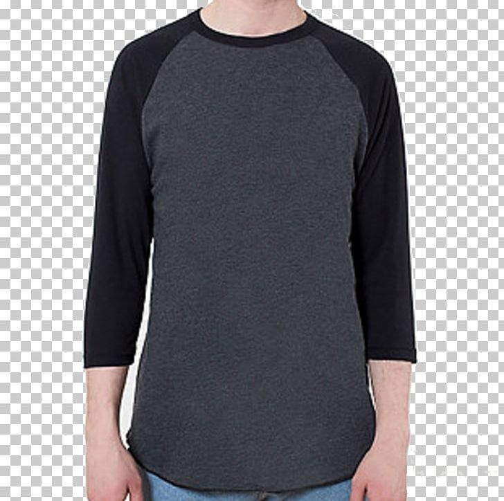 Long-sleeved T-shirt Raglan Sleeve PNG, Clipart, American Apparel, Black, Clothing, Clothing Sizes, Cuff Free PNG Download