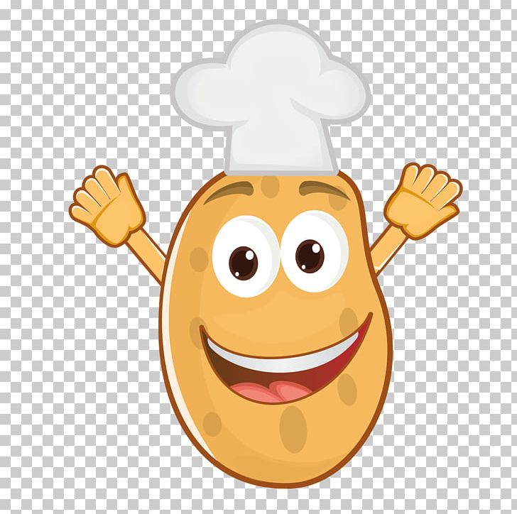 cartoon baked potatoes