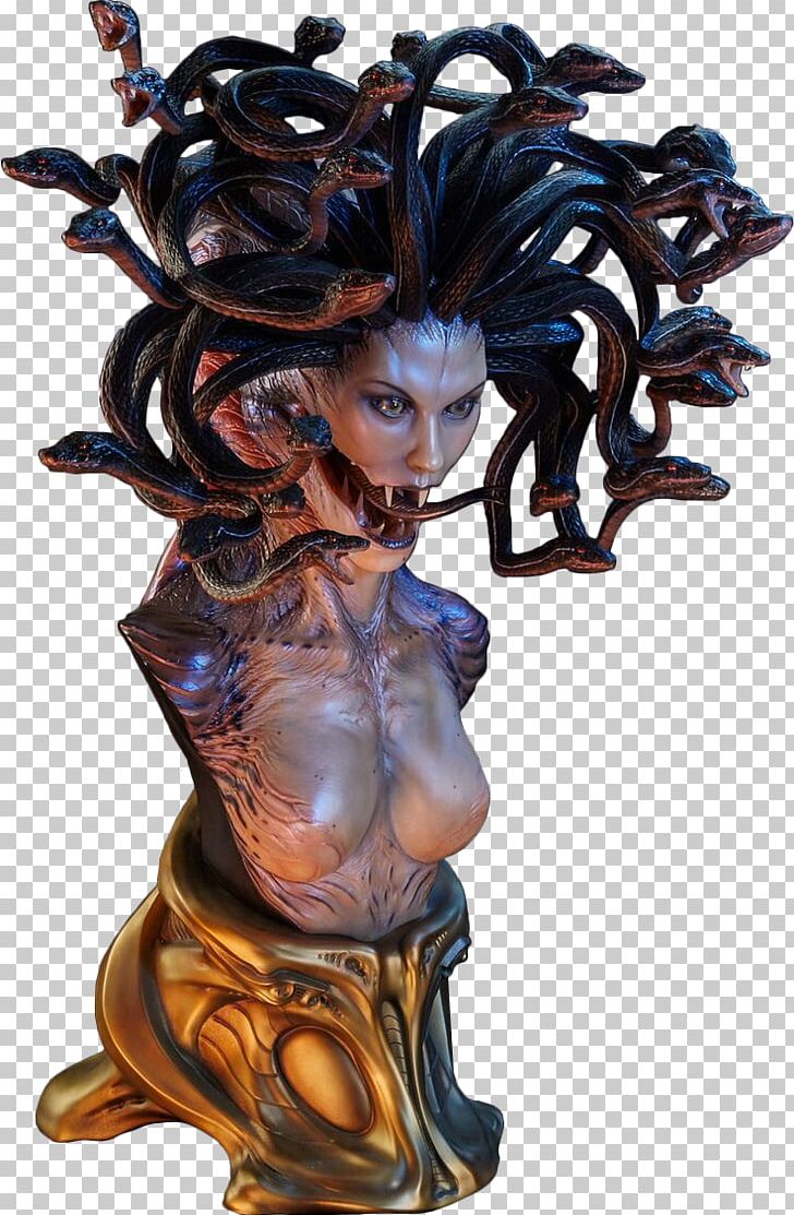 Medusa Legendary Creature Greek Mythology Statue Sculpture PNG, Clipart, Art, Bust, Collectable, Com, Fictional Character Free PNG Download