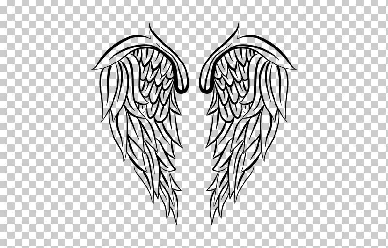 Line Art Wing Arm Black-and-white Tattoo PNG, Clipart, Angel, Arm ...