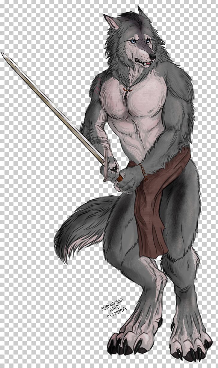 Werewolf Gray Wolf Sword Drawing Wererat PNG, Clipart, Art, Demon, Deviantart, Digital Art, Drawing Free PNG Download
