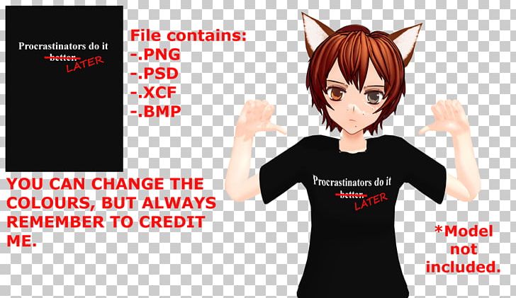 T-shirt Hoodie Clothing MikuMikuDance PNG, Clipart, Anime, Cartoon, Clothes Texture, Clothing, Ear Free PNG Download