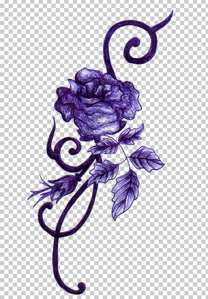 Purple Rose Tattoos Tattoo Artist Body Art PNG, Clipart, Art, Blackandgray, Black Rose, Blue, Body Art Free PNG Download