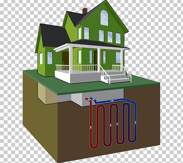 House Geothermal Heat Pump Geothermal Heating Central Heating Geothermal Energy PNG, Clipart, Architecture, Building, Central Heating, Cool, Elevation Free PNG Download