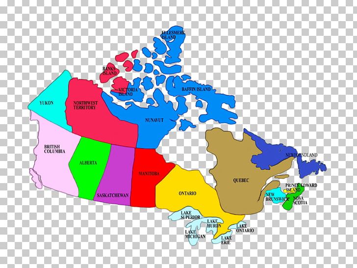 Provinces And Territories Of Canada Map Geography