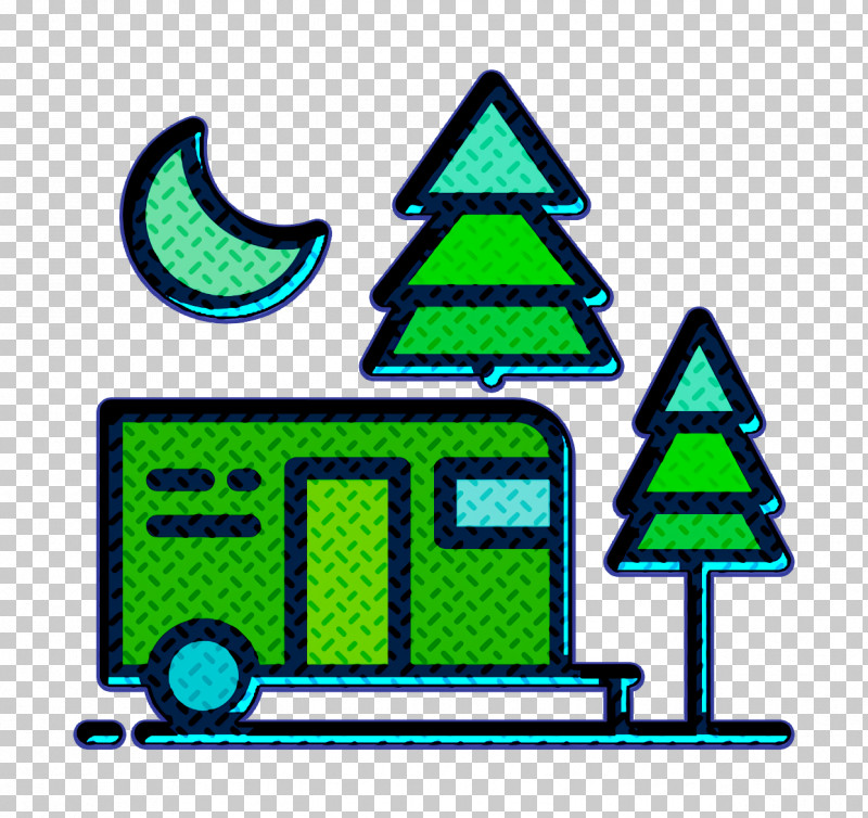 Nature Icon Trailer Icon Camping Icon PNG, Clipart, Camping Icon, Green, Line, Nature Icon, Symbol Free PNG Download