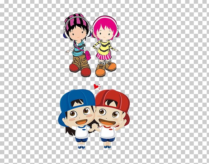 Love Cartoon Character Child PNG, Clipart, Adobe Illustrator, Boy, Cartoon, Cartoon Character, Cartoon Couple Free PNG Download