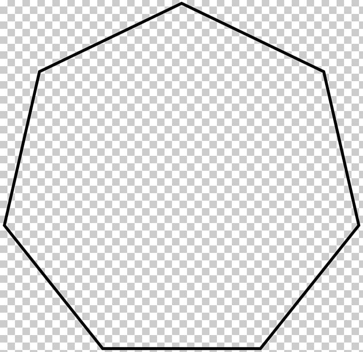 Heptagon Regular Polygon Cycloheptane Geometry PNG, Clipart, Angle, Area, Art, Black, Black And White Free PNG Download
