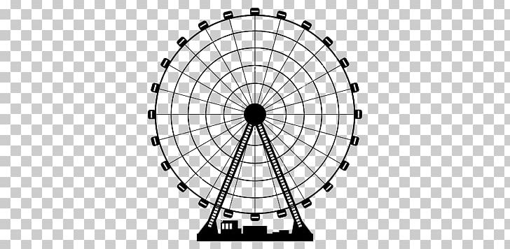 Drawing Ferris Wheel PNG, Clipart, Amusement Park, Angle, Area, Black And White, Circle Free PNG Download