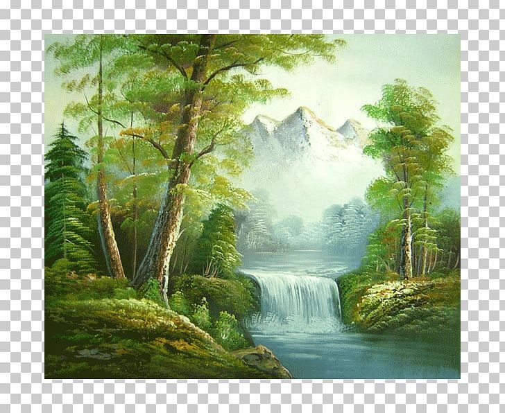 Landscape Painting Acrylic Paint Oil Paint Drawing PNG, Clipart, Bank, Biome, Canvas, Computer Wallpaper, Forest Free PNG Download