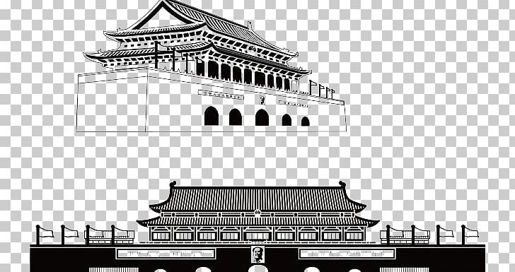 Tiananmen Square Architecture Silhouette PNG, Clipart, Architect, Beijing, Building, China, Chinese Architecture Free PNG Download